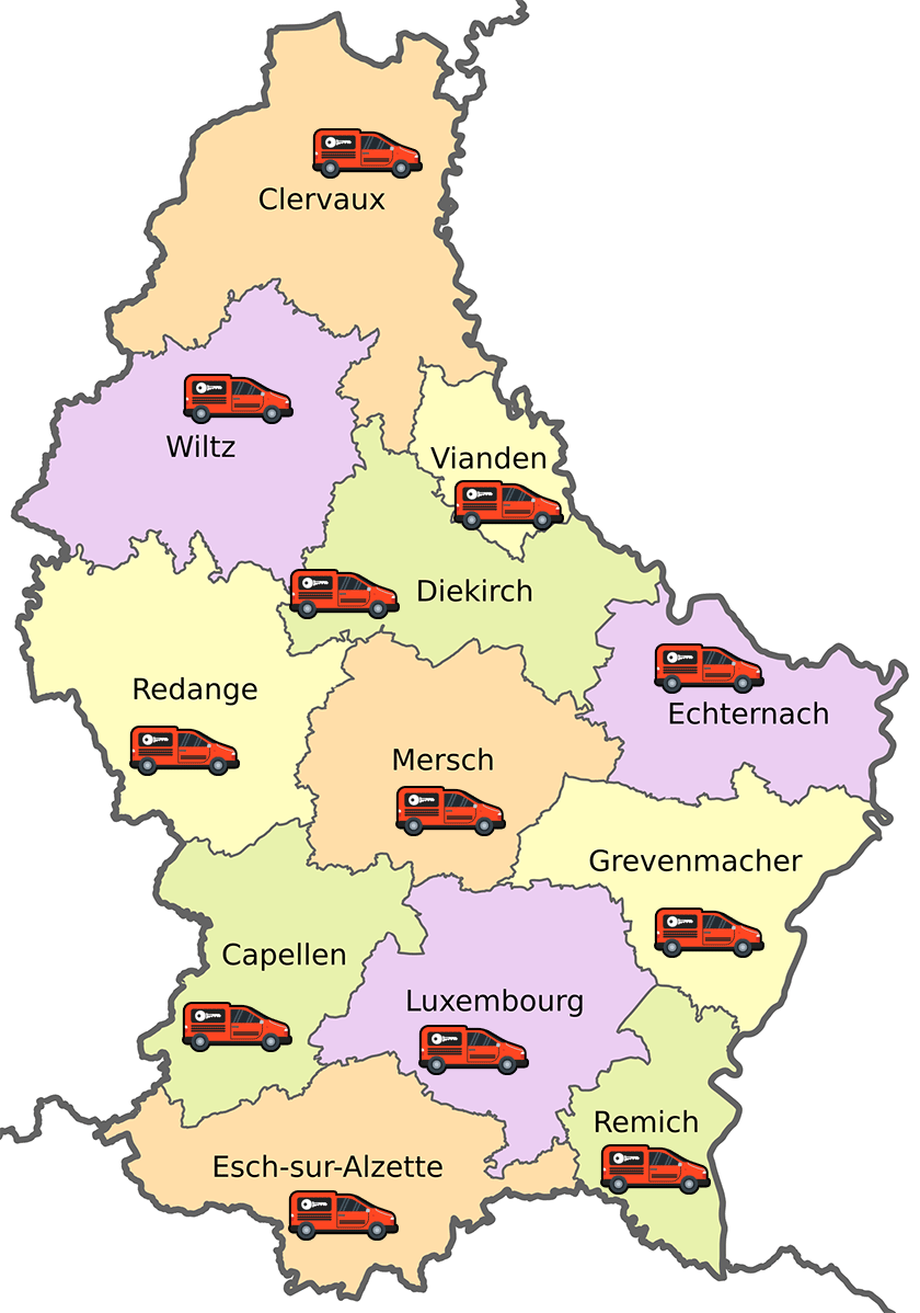 Dépannage de serrure partout au Luxembourg